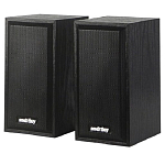 Колонки 2.0 SMARTBUY ONE SBA-101 дерево, чёрный (2*3Вт)