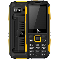 Телефон F+ PR240 black-yellow
