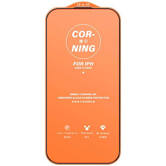 Противоударное стекло REMAX для iPhone 16 GL-83, черное