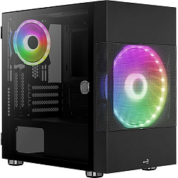 Корпус Aerocool Formula Atomic Lite-G-BK-v2 черный без БП mATX 1x120mm 2xUSB2.0 1xUSB3.0 audio