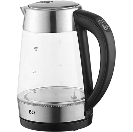Чайник электрический BQ KT1700G Черный-Сталь