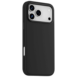 Задняя накладка KEEPHONE ROSANA MAGSAFE SILICONE CASE для iPhone 17 PRO MAX BLACK