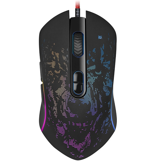 Мышь DEFENDER Witcher GM-990, черный, USB