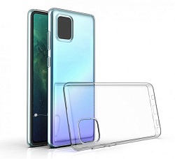 Силиконовый чехол NONAME Case для Samsung Galaxy M80S/A91 (прозрачный)