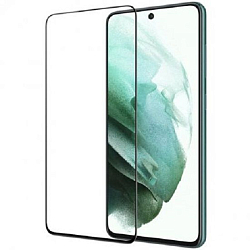 Противоударное стекло 3D ZIBELINO для Samsung Galaxy S21 FE (6.4") черный с вырезом для камеры