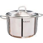 Кастрюля 6л KUKMARA SF-CA6024M линии "SAFIA",с МЕТАЛЛИЧЕСКОЙ крышкой УЦЕНКА