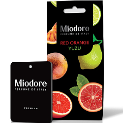 Ароматизатор MIODORE - RED ORANGE-YUZU (подвесной картонный)