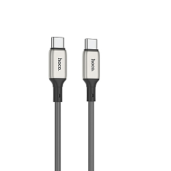 Кабель Type-C <--> Type-C  1.0м HOCO X66 Howdy, серый
