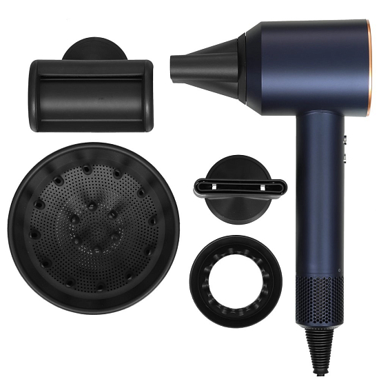 Фен Super hair dryer, синий