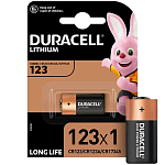 Элемент питания DURACELL CR123A Long Life (1/10)