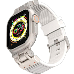 Силиконовый ремешок DEFENDER Loop для Apple Watch 42_44_45_49мм серый