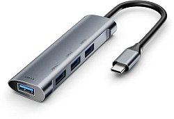 USB Type-C Хаб VCOM CU4383 (USB 3.04 Port )