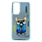 Задняя накладка PC092 для Samsung Galaxy A25 (собака) (transparent)