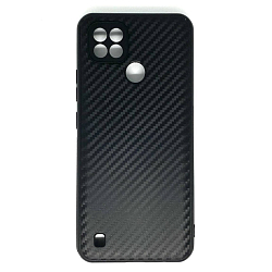 Задняя накладка CARBON для для Realme C21 карбон