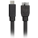 Кабель microUSB 3.1 <--> Type-C 0.2м SMARTBUY 761K черный