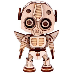 Деревянный конструктор «Робот», 47 деталей
