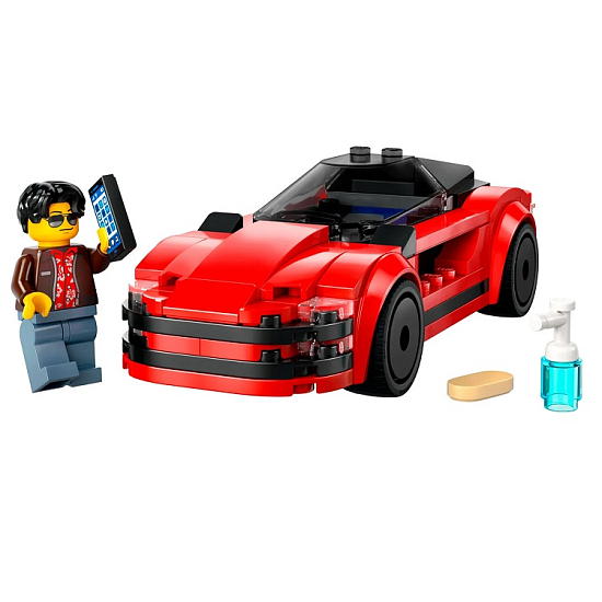 Конструктор LEGO CITY 60448 Красный спортивный автомобиль