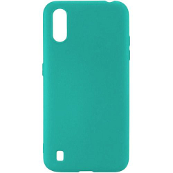 Задняя накладка ZIBELINO Soft Matte для Samsung Galaxy A01 Core/M01 Core бирюзовый