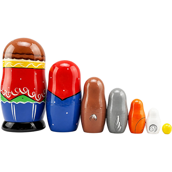 Матрешка "Колобок" 7 перс. УТМ01521374