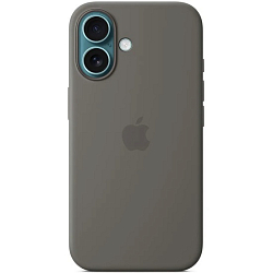 Силиконовый чехол SILICONE CASE MagSafe для iPhone 16 Pro (2. Crag gray) (с АНИМАЦИЕЙ)
