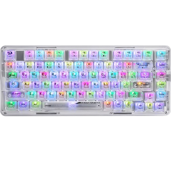 Клавиатура DEFENDER Elf Pro, Redragon, белый