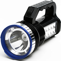 Фонарь светодиодный аккумуляторный ручной, 1200 мАч, 11 LED, 2 режима, 17 х 9.5 х 7.3 см 1134506