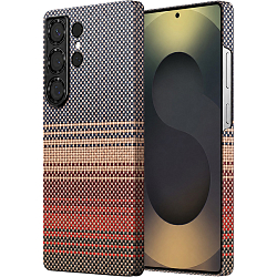 Задняя накладка KEEPHONE KEVILAR SEANOVA MagSafe Case для Samsung Galaxy S26 Plus, Sunset