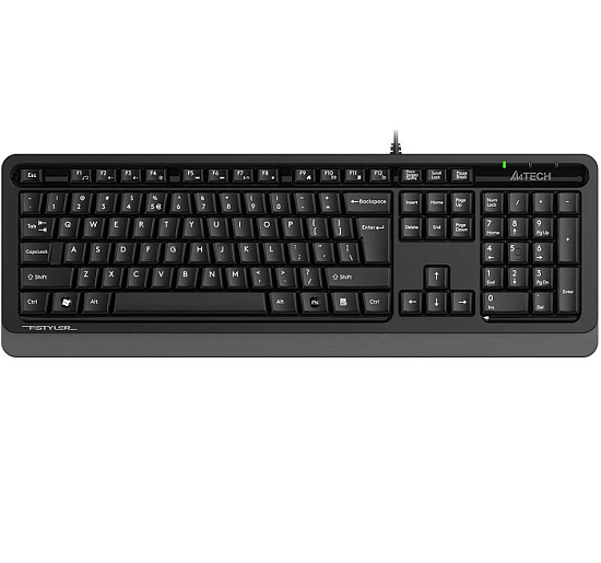 Клавиатура A4TECH Fstyler FKS10 черный/серый