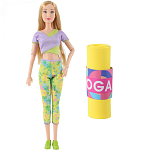 Кукла шарнирная DEFA Lucy "Занятие фитнесом" (29 см, аксесс., зелёный)