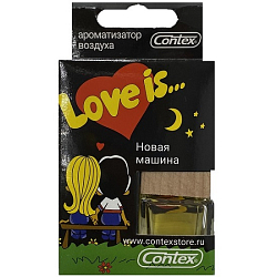 Ароматизатор CONTEX LOVE IS Новая машина стеклянный бочонок