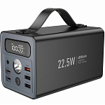 Внешний АКБ HOCO J138 (60000mAh) чёрный, PD20Вт, QC3.0, 22.5W, USB-A (3 шт) USB-C (2 шт)