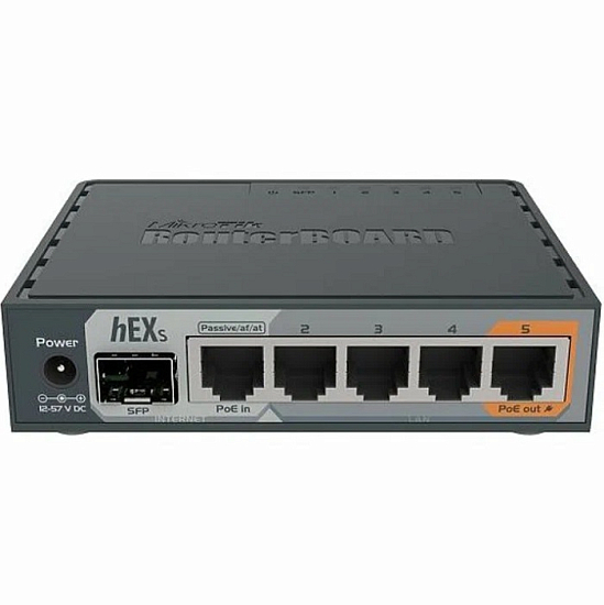 Маршрутизатор PoE MikroTikRB760iGS (HEX S)