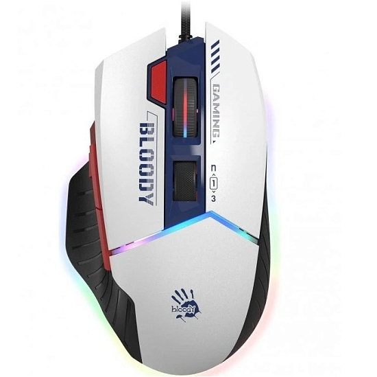 Мышь A4TECH Bloody W95 Max Sports синий/белый