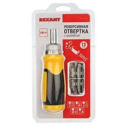 Набор 13 предметов с реверсивной отверткой REXANT 12-4778