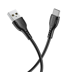 Кабель USB <--> Type-C  1.0м BOROFONE BX51 чёрный