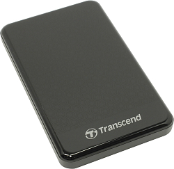 Внешний жёсткий диск 2.5" 2TB Transcend A3 (TS2TSJ25A3K) Anti-Shock чёрный, USB 3.0