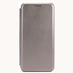Чехол футляр-книга ZIBELINO BOOK для Xiaomi Redmi 10 (платиново-серый)