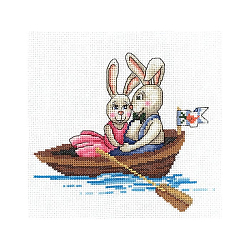Набор для вышивания "Зайки. Зайка моя" 4089716