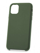 Силиконовый чехол SILICONE CASE для iPhone 11 Pro, темно-зеленый