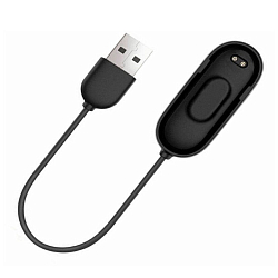 Кабель USB <--> Xiaomi Mi Band 4 WALKER C154 черный