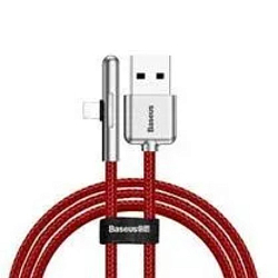 Кабель USB <--> Lightning  1.0м BASEUS Iridescent, красный, светящийся