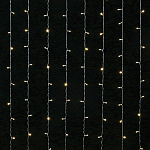 Гирлянда светодиодная ЗОЛОТАЯ СКАЗКА, "Штора"  3х2м,144LED, тепл.белый, 220V, 591350