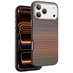 Задняя накладка KEEPHONE KEVILAR CAISER MAGSAFEANTISHOCK CASE для iPhone 17 PRO, SUNSET