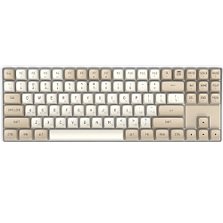 Клавиатура БП VOROTEX MK87R Yellow Switch, молочно-коричневый