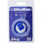USB 64Gb OltraMax Drive 50 mini тёмно голубой