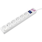 Сетевой фильтр  3.0м POWERCUBE (SPG6-A1) 6розеток, белый