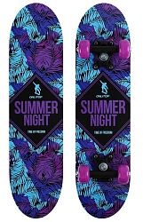 Скейтборд SUMMER NIGHT подростковый 62х16 см, колёса PVC d=50 мм