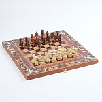Шахматы деревянные 50 х 50 см "Грифон", король h-9 см, пешка h-4.5 см 9099897