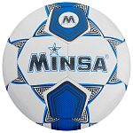 Мяч футбольный MINSA, машинная сшивка, 32 панели, р. 5, TPU