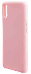 Силиконовый чехол FAISON для SAMSUNG Galaxy A01 Core/ M01 Core, №06, Silicon Case, тонкий, непрозрачный, матовый, цвет: розовый